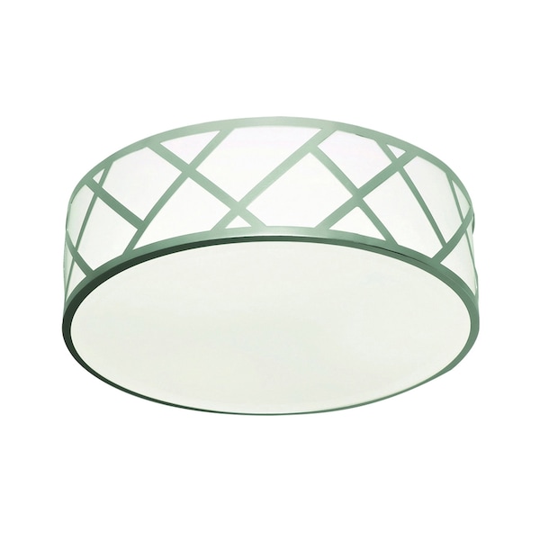 Afx Haven 21" LED Flushmount - 42W 120-277V - Satin Nickel HVNF21LAJUDSN - main